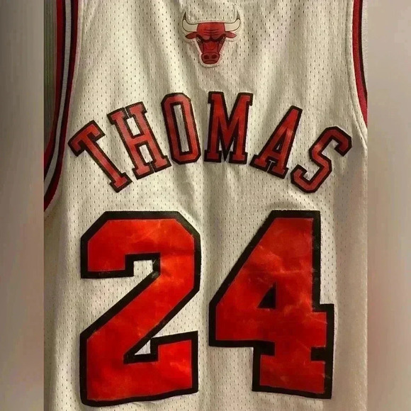 Tyrus Thomas stitched Jersey Adidas NBA Chicago Bulls #24 Men’s size XL - Picture 11 of 11